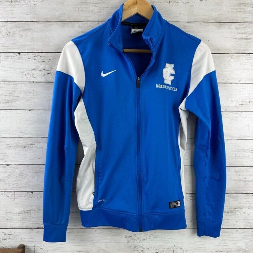 Nike Blue and White Women's Ski Jacket
